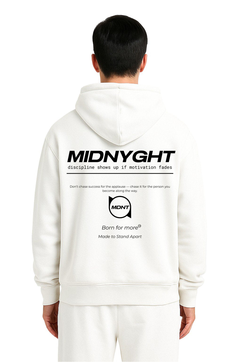 Logo Hoodie White