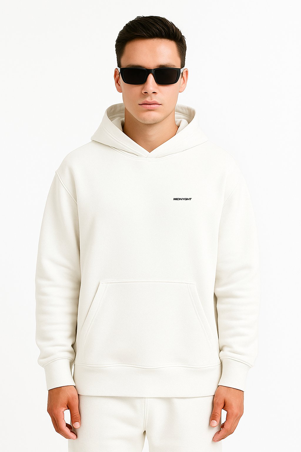 Logo Hoodie White